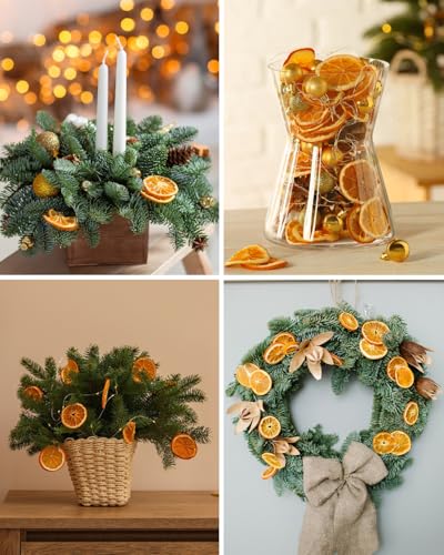50pcs Natural Dried Orange Slices for Crafts, Potpourri and Wreath Making