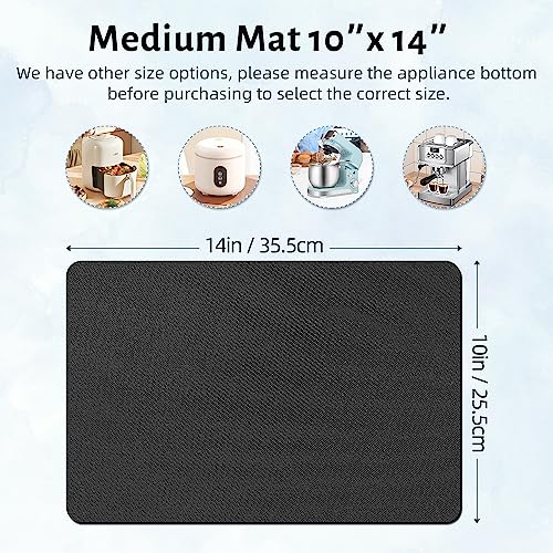 Kitchen Appliance Sliding Tray, 14x10 Inch Heat-Resistant Countertop Slider