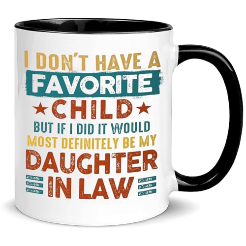 Funny Daughter-in-Law Coffee Mug - Favorite Child Joke 12oz Style A