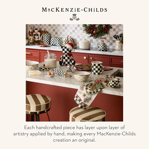 MacKenzie-Childs Christmas Cookie Recipe Cotton Dish Towel – 1-Pack, 18 x 26 in