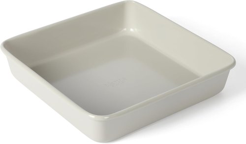 Martha Stewart Gallen 9-Inch Square Nonstick Cake Pan - Durable Carbon Steel for Even Baking & Easy Release