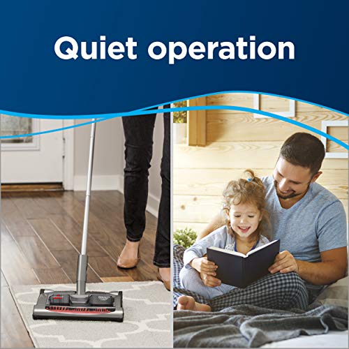 Cordless Rechargeable Floor Sweeper with Multi-Surface Brush, 480ml