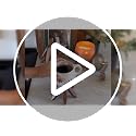 Fuijeuj Wooden Tree Trivet Set - Christmas Tree Design, 4-Piece Kitchen Hot Dish Coasters, Gift for Women