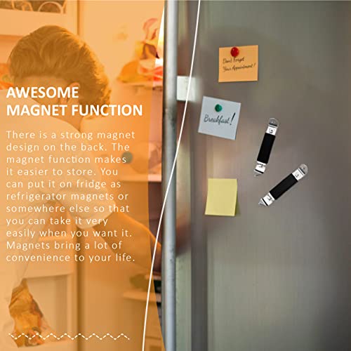 Magnetic Stainless Steel Bottle & Can Openers 3-Pack for Camping & Travel