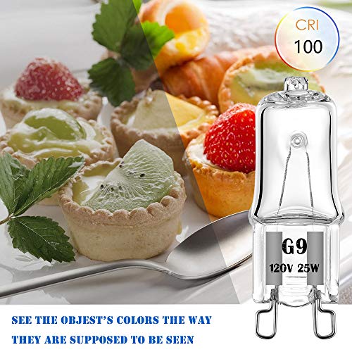 W10709921 Microwave Replacement Light Bulb - 4 Pack, 2500 Hour Life