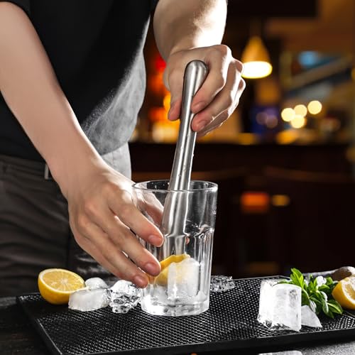 Stainless Steel Cocktail Muddler for Mojitos Old Fashioneds Bar Tools