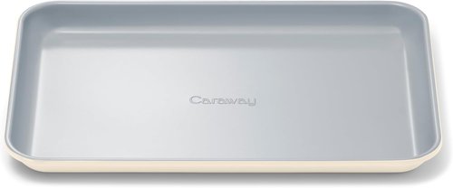 Caraway Nonstick Ceramic Baking Sheet - Non-Toxic & Oven Safe 9x13” Mini Sheet Pan - Cream Color