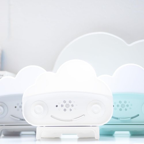 Happiest Baby SNOObie Smart White Noise Machine - Portable Sound Machine with Night Light & 12 Soothing Sounds