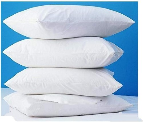 Deluxe Zippered Vinyl Pillow Covers by [Brand Name] - Waterproof Protectors for Standard 20"x29" Pillows | Ideal for Home, Hotel & Hospital Use