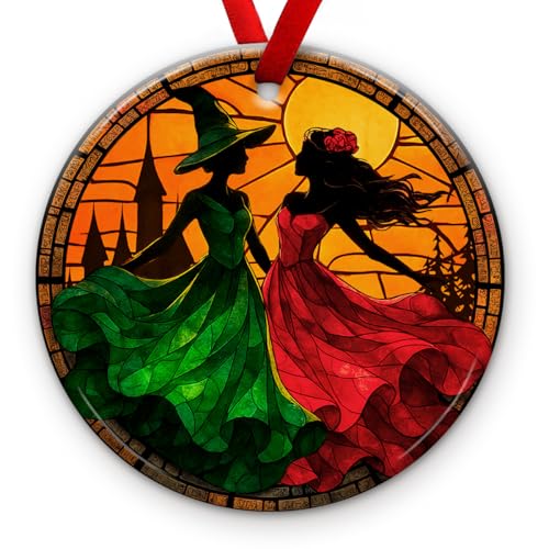 Witch Sister Ornament 2026 Gothic Christmas Decor Keepsake Gift