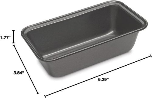 Cuisinart Mini Loaf Pan Set - 4 Count for Perfectly Baked Mini Loaves | Durable Nonstick Design