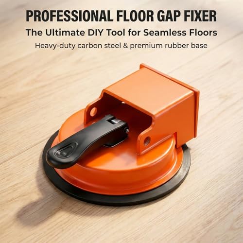 Heavy Duty Floor Gap Fixer Tool with Suction Cup for Laminate and Wood