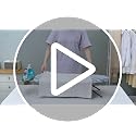 KINGBOARD Small Tabletop Ironing Board with Iron Rest & Heat Resistant Cover