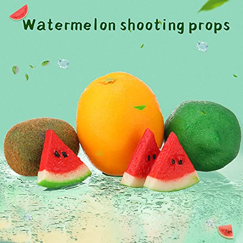 18 Pieces Mini Fake Watermelon Slices - Realistic Artificial Fruit Decor