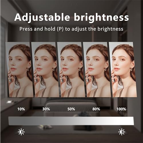Acoolda Vanity Mirror with Lights, Hollywood Makeup 9 Dimmable LED