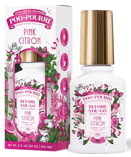Before-You-Go Toilet Spray Deodorizer, Pink Citron, 2 oz (100 Uses)