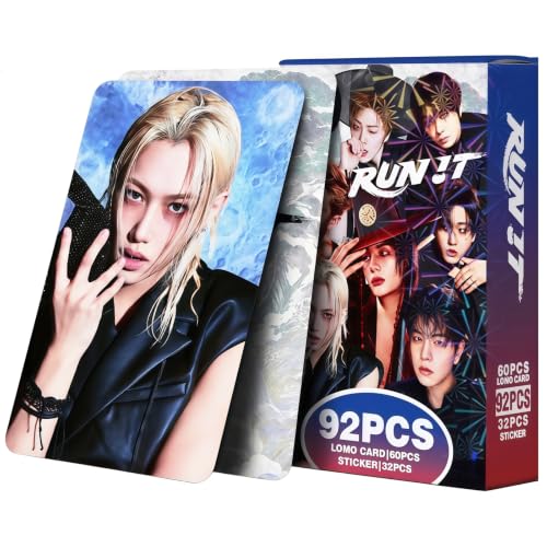 92-Piece Photo Card and Sticker Set - High-Definition Decorative Collectibles