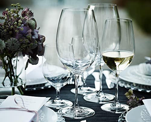Elegant Crystal Water Glass Set, 12.35 oz Short Stem Glasses, Set of 2