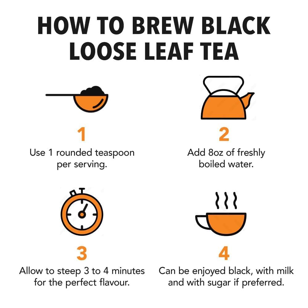 Twinings English Breakfast Loose Tea - Smooth, Robust Black Tea Leaves | 3.53 Ounce Tin