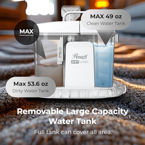 Portable Carpet and Upholstery Spot Cleaner, 550W High-Suction Stain Remover