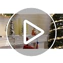 Set of 4 Metallic Christmas Stocking Holders for Mantel, Silver