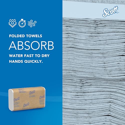Commercial C-Fold Paper Hand Towels - Bulk 2,400 Sheets (12 Packs of 200)