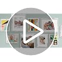 4x6 Picture Frame Set, Distressed Farmhouse Wood Style Frames - 4 Pack