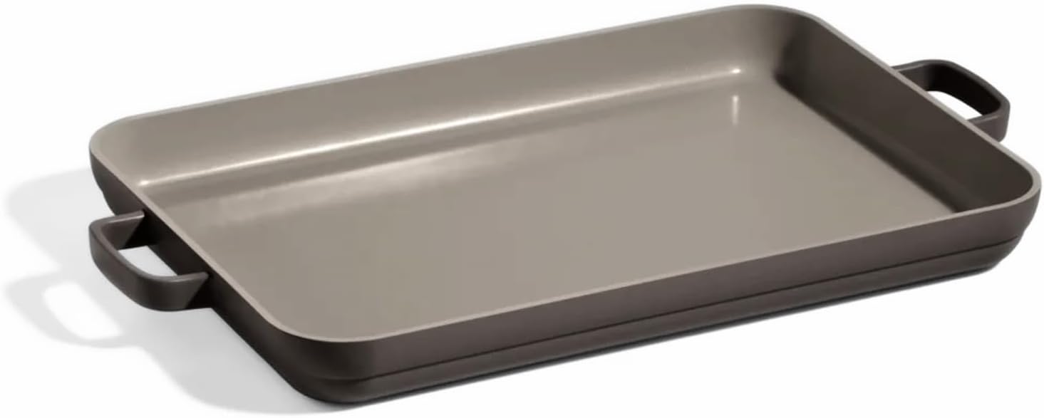 Our Place Griddle Pan - Versatile Nonstick Ceramic Sheet Pan & Stovetop Griddle | Toxin-Free, Ergonomic Handles | 5 Qt Capacity, Oven Safe to 450°F | Char