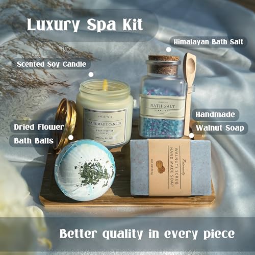 AHAGIFTREE Gray Gift Basket for Women - Thoughtful Care Package for Any Occasion