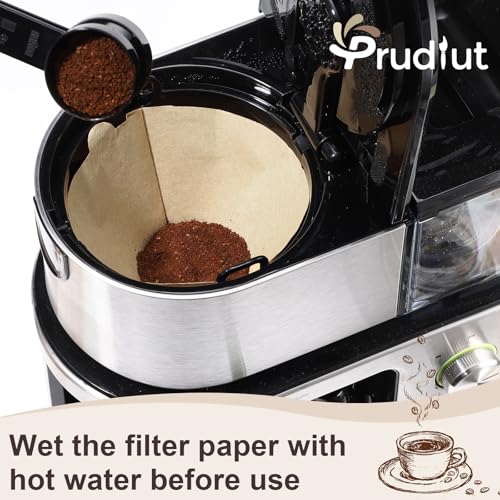 #4 Cone Coffee Filters 8-12 Cup - 100 Count Unbleached Natural Wood Pulp