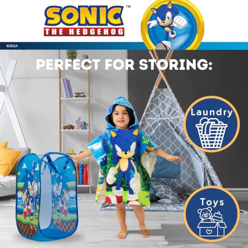Collapsible Pop-Up Hamper for Kids - Cartoon Character Laundry Storage Bin