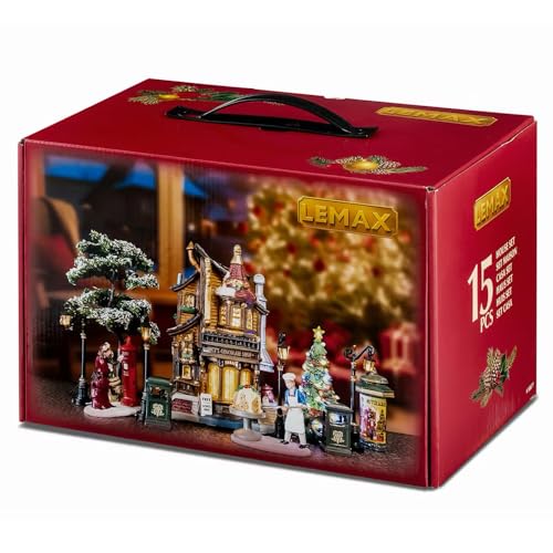 Lemax Lucy's Chocolate Shop Set - Christmas Village House #56677