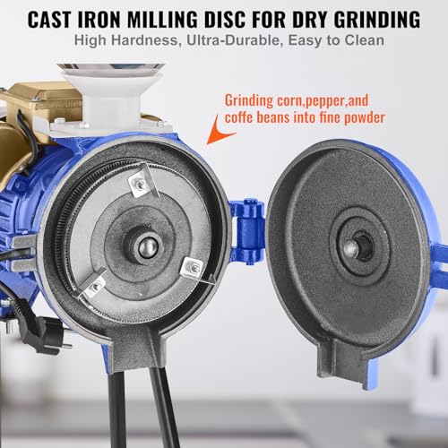 Electric Grain Mill Grinder 3000W Commercial Corn Spice Cereal Mill