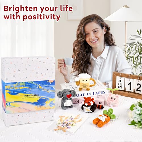 Positive Crochet Advent Calendar 24-Day Emotional Support Animals