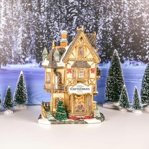 Lemax Christmas Village Tannenbaum Lighted Building with Battery Operation
