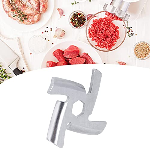 Size 5 Stainless Steel Meat Grinder Blade Replacement for Kitchen Mixers