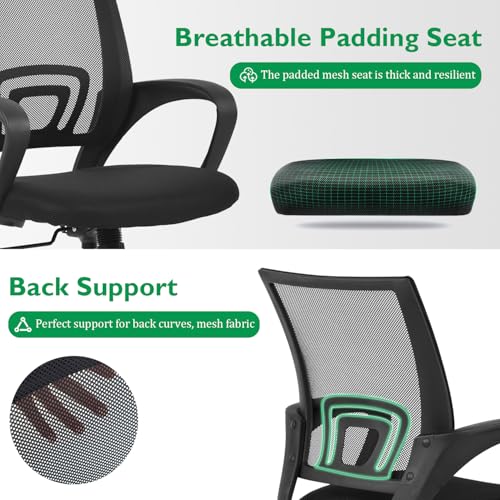 32-Inch Computer Desk and Ergonomic Office Chair Set for Home Office