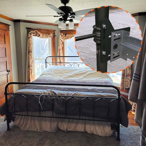 Full to Queen Headboard Conversion Kit - Adjustable Frame Brackets, 2-Pack