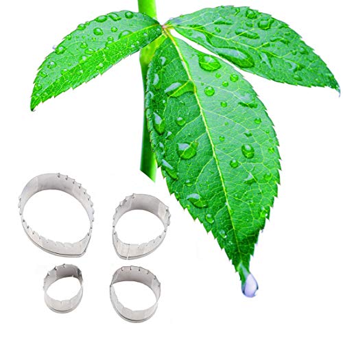 18Pcs Gumpaste Flower Mold Set for Cake Decorating with Rose, Calyx & Leaf Cutters