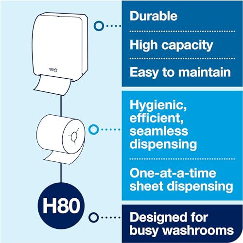100% Recycled Commercial Paper Hand Towels, Natural White (6 Rolls x 800 ft)