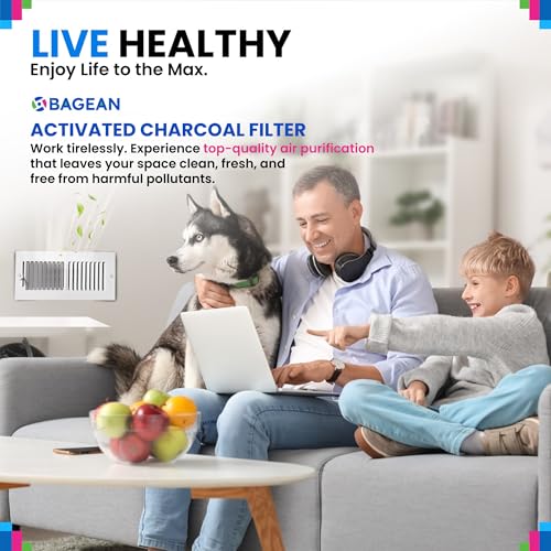 Activated Carbon Filter Sheet 16 x 48 Cut to Fit Air Filter 2-Pack