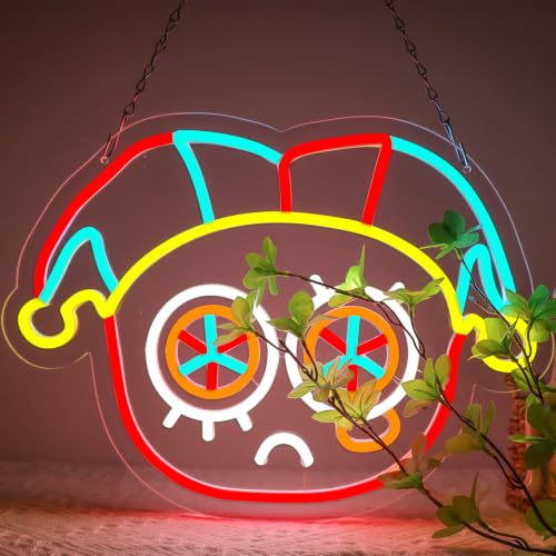 AHlove Circus Neon Sign LED Wall Light for Bedroom & Game Room