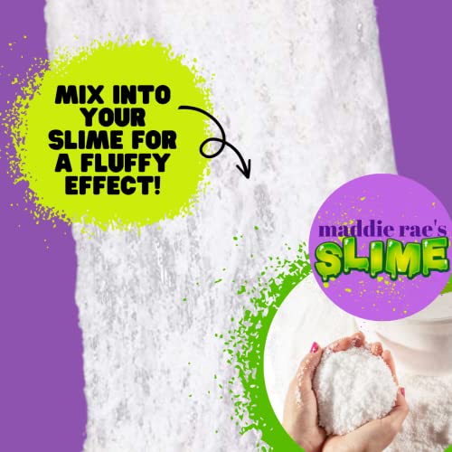 Instant Snow Powder XL Pack - Makes 5 Gallons Fake Snow for Cloud Slime & Crafts