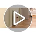 Full Length Over-the-Door Mirror - 51 x 16 Inch Shatterproof Wall Mirror