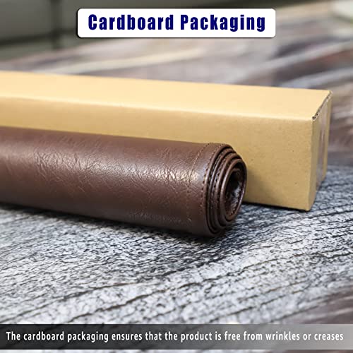 Non-Slip Recliner Headrest Cover - Waterproof Faux Leather, 17"x27"
