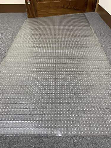Clear Vinyl Carpet Protector Runner - Waterproof Aisle Guard 2'2" x 29'