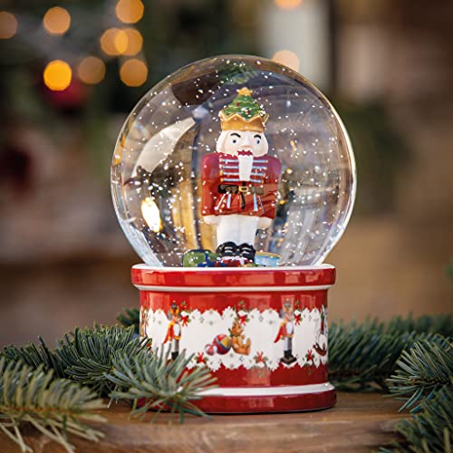 Villeroy & Boch Christmas Snow Globe Nutcracker Large 13x13x17cm Multicoloured
