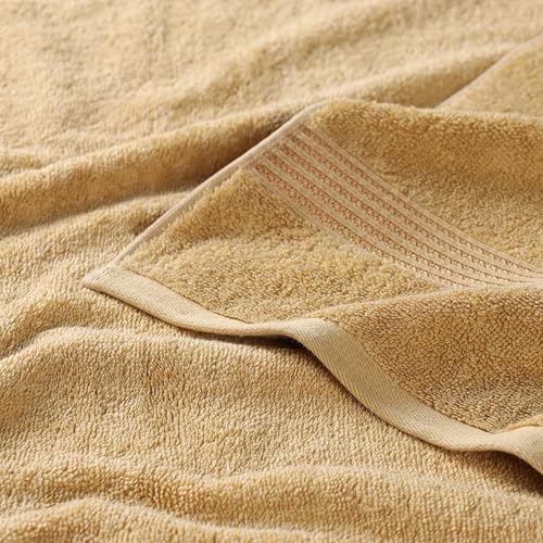 8-Piece Egyptian Cotton Hand Towel Set, Highly Absorbent Bathroom Towels