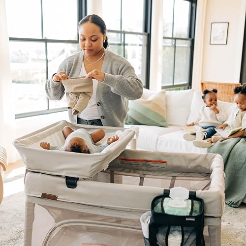 Collapsible Changing Station Accessory for Playard - Wipeable Surface