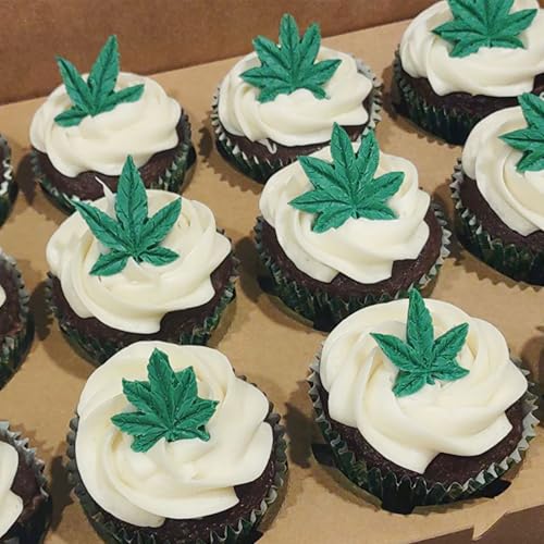 Caregene Grey Weed Leaf Fondant Mold - Silicone Cookie & Chocolate Candy Mold